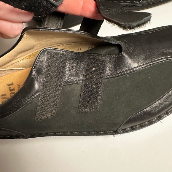 Finn Comfort Germany Men's Black Leather Oxford Work Shoe Loafers Size 41 - Picture 8 of 11